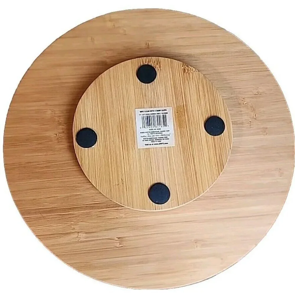 Boston Warehouse Simply Blessed 12” bamboo Lazy Susan